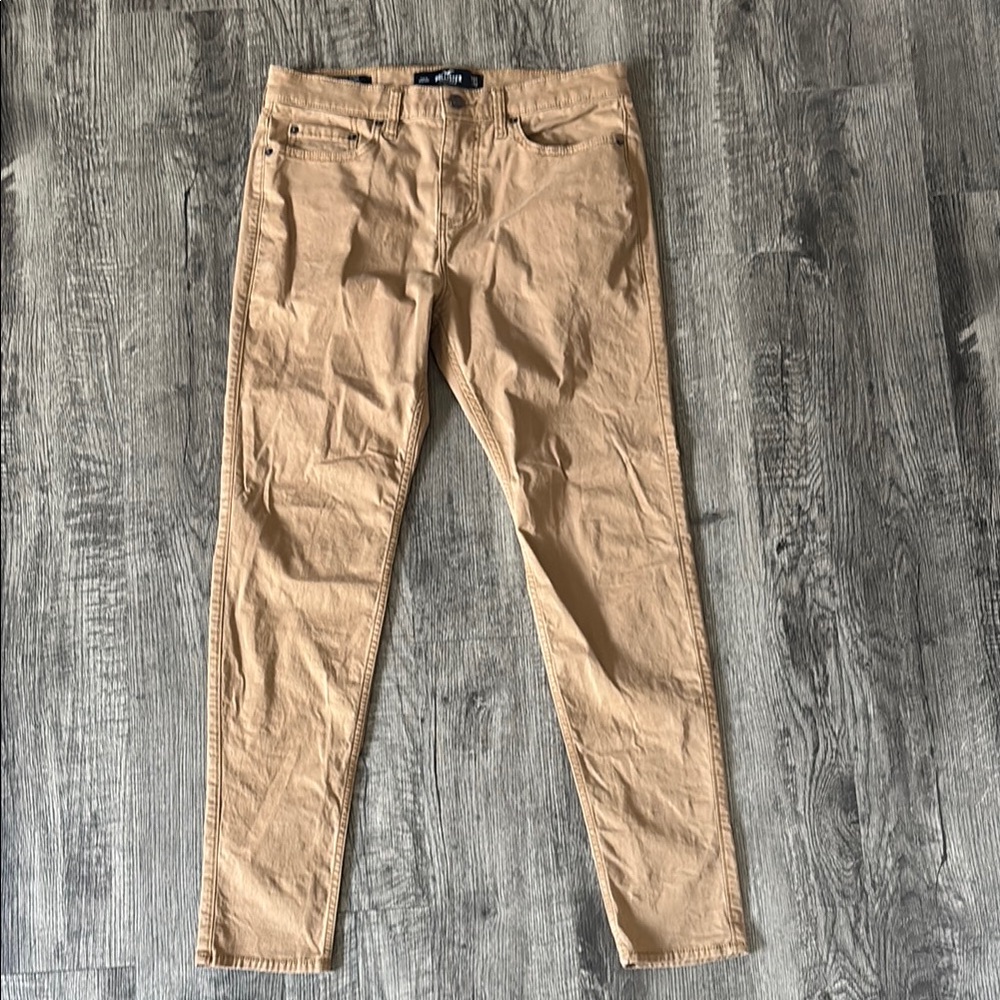 Hollister Tan Super Skinny Jeans Casual Style